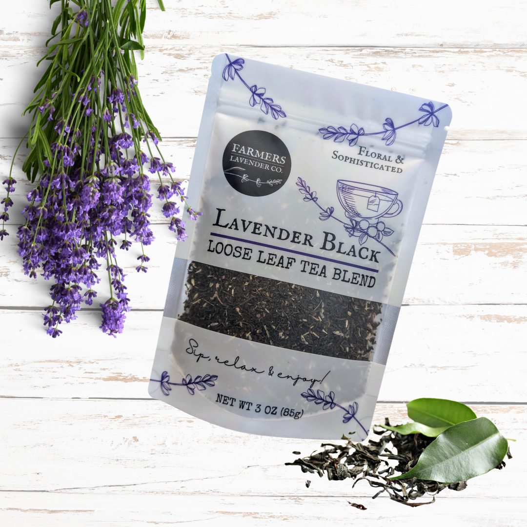 Lavender Black Loose Leaf Tea Blend