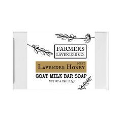 FARMERS Lavender Co. Lavender Honey Goat Milk Bar Soap