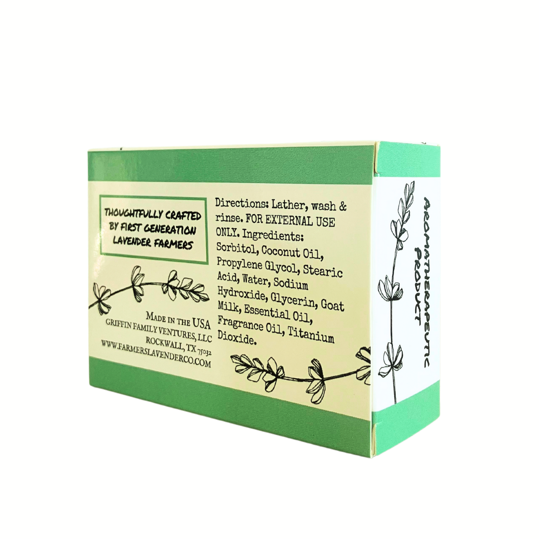 Lavender Mint Goat Milk Bar Soap