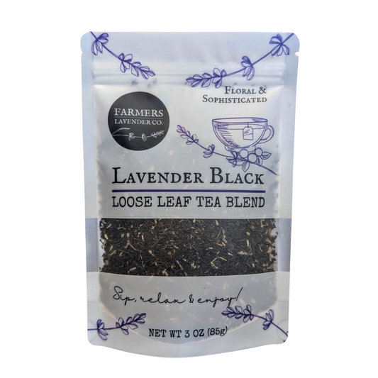 Lavender Black Loose Leaf Tea Blend