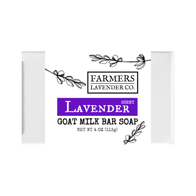 FARMERS Lavender Co. Lavender Goat Milk Bar Soap