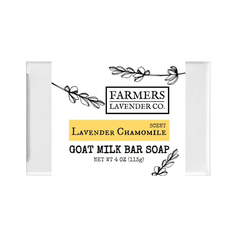 FARMERS Lavender Co. Lavender Chamomile Goat Milk Bar Soap
