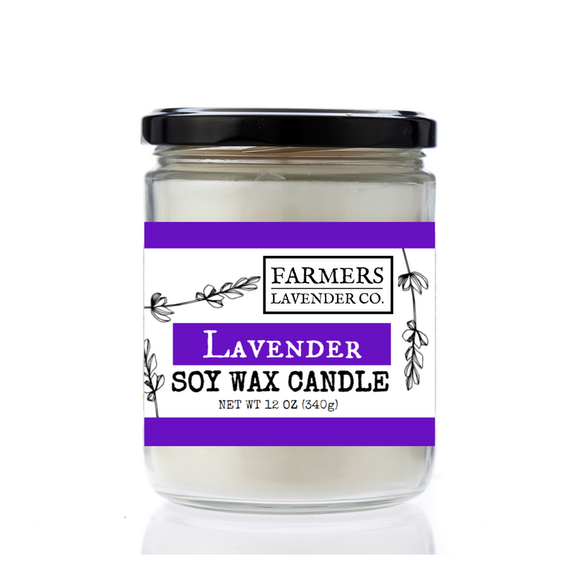 FARMERS Lavender Co. Lavender Soy Wax Candle