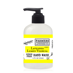 FARMERS Lavender Co. Lavender Lemon Verbena Rinse Free Hand Wash 8 FL OZ