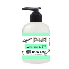 FARMERS Lavender Co. Lavender Mint Rinse Free Hand Wash 8 FL OZ