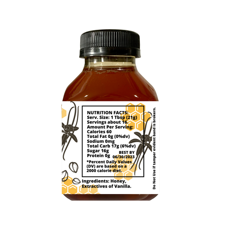 FARMERS Honey Co. Vanilla Infused Wildflower Honey