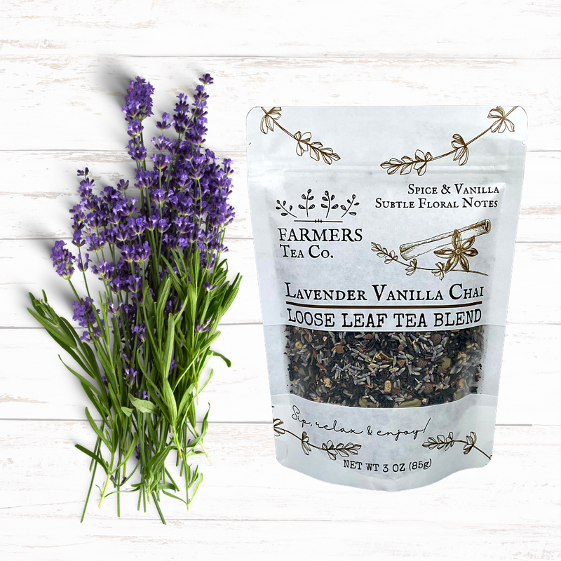 FARMERS Tea Co. Lavender Vanilla Chai Tea, Loose Leaf Tea Blend