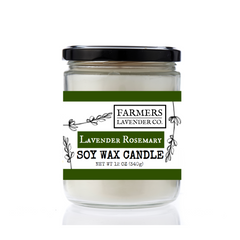 FARMERS Lavender Co. Lavender Rosemary Soy Wax Candles