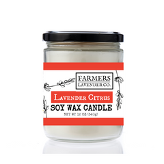FARMERS Lavender Co. Lavender Citrus Soy Wax Candle
