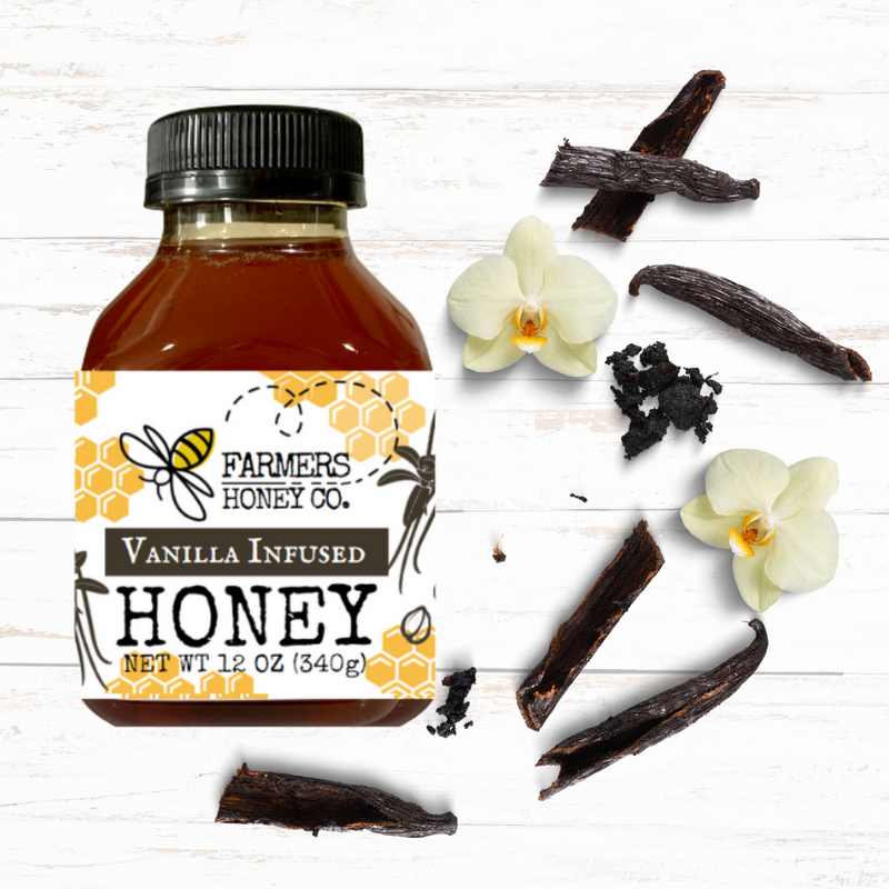 FARMERS Honey Co. Vanilla Infused Wildflower Honey
