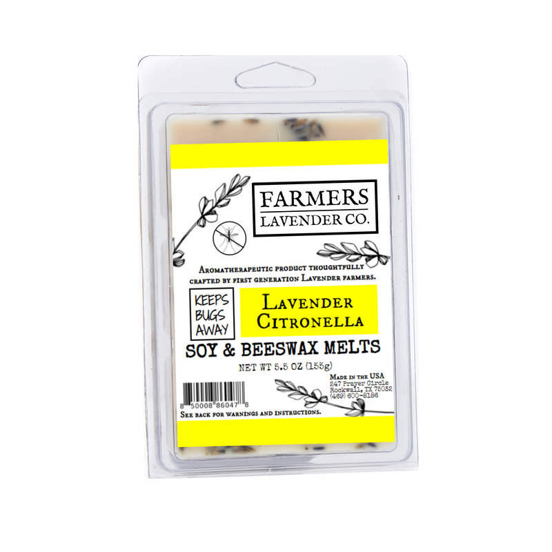 FARMERS Lavender Co. Lavender Citronella Soy & Beeswax Melts
